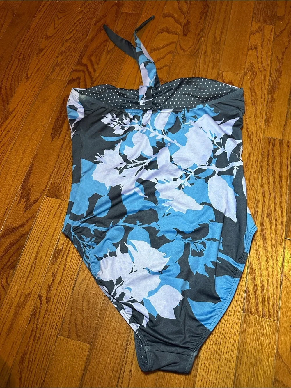 Like New Albion ESCAPE HALTER ONE-PIECE, HIBISCUS Swimsuit - M - Picture 5 of 6